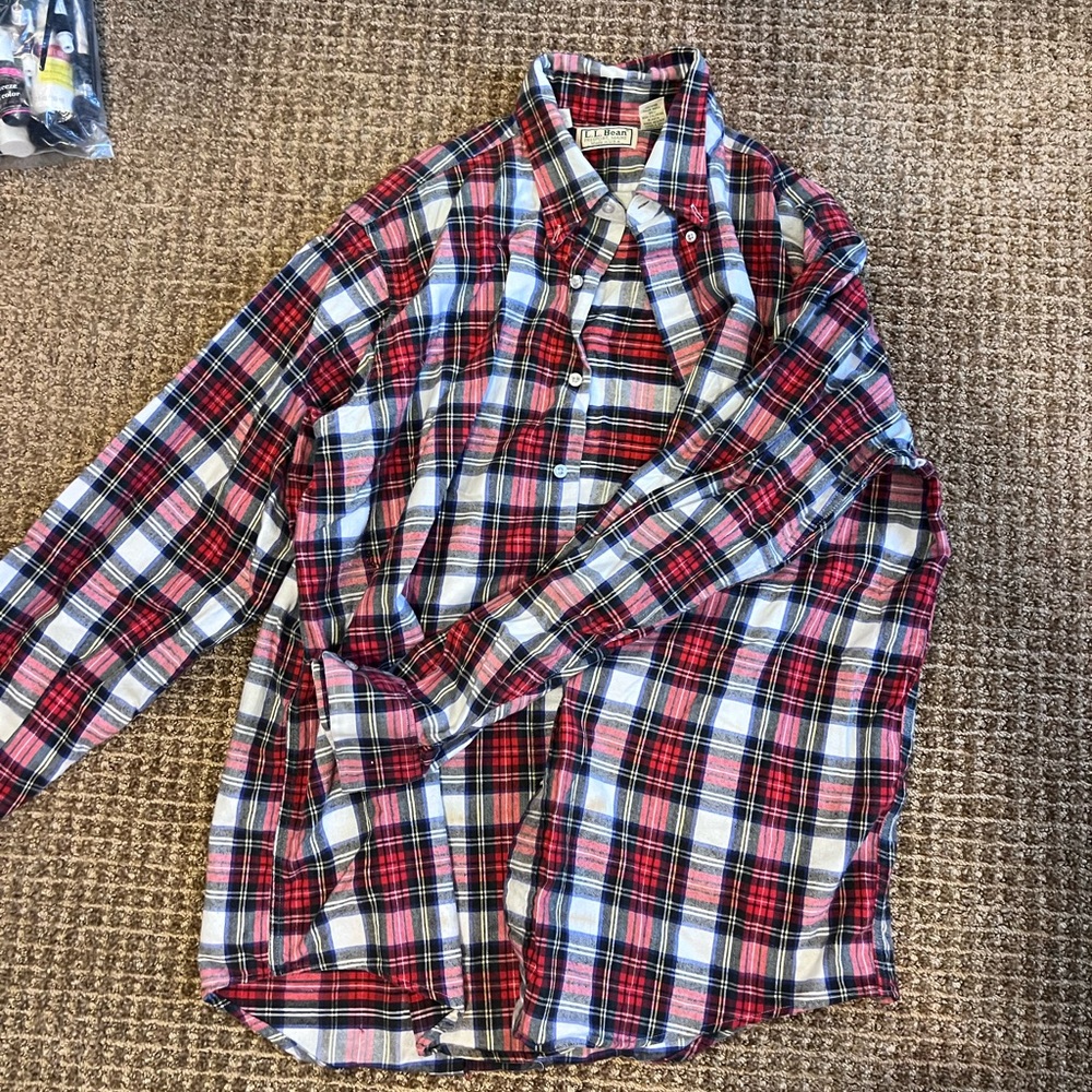 L.L. Bean Vintage Plaid Flannel